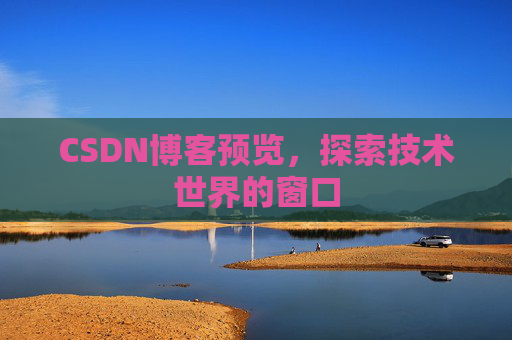CSDN博客预览，探索技术世界的窗口